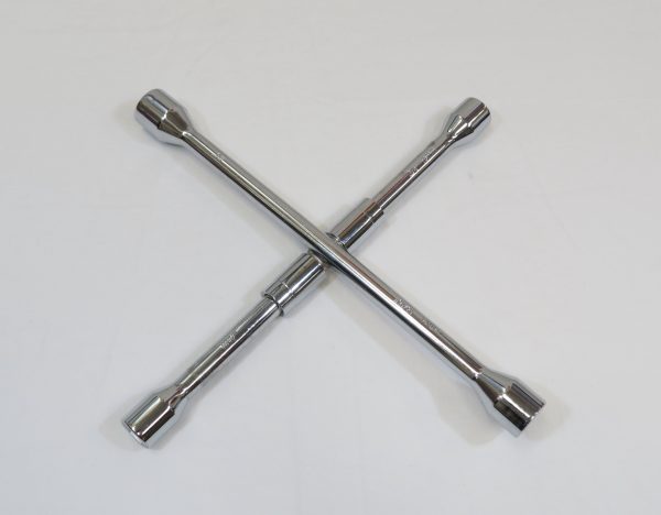 Lug wrench: 4-way, folding