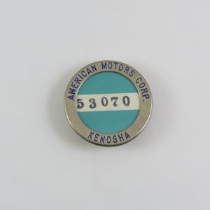 American Motors plant employee badge