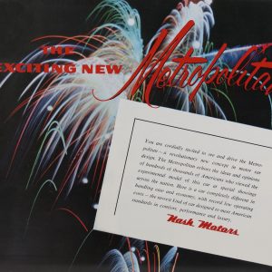 Nash Metropolitan sales brochure - 1954