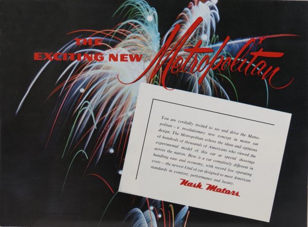 Nash Metropolitan sales brochure - 1954