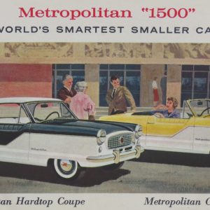 AMC Metropolitan postcard - 1959