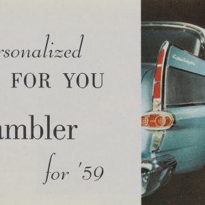 AMC "Your Rambler Dollar" mini catalog - 1960