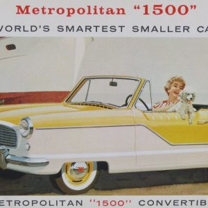 AMC color Metropolitan postcard (large picture) - 1960