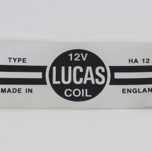 Lucas decal: ignition coil