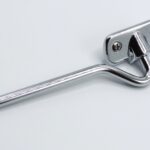 Sun visor rod and bracket