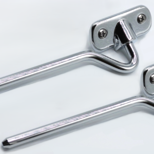 Sun visor rod and bracket set